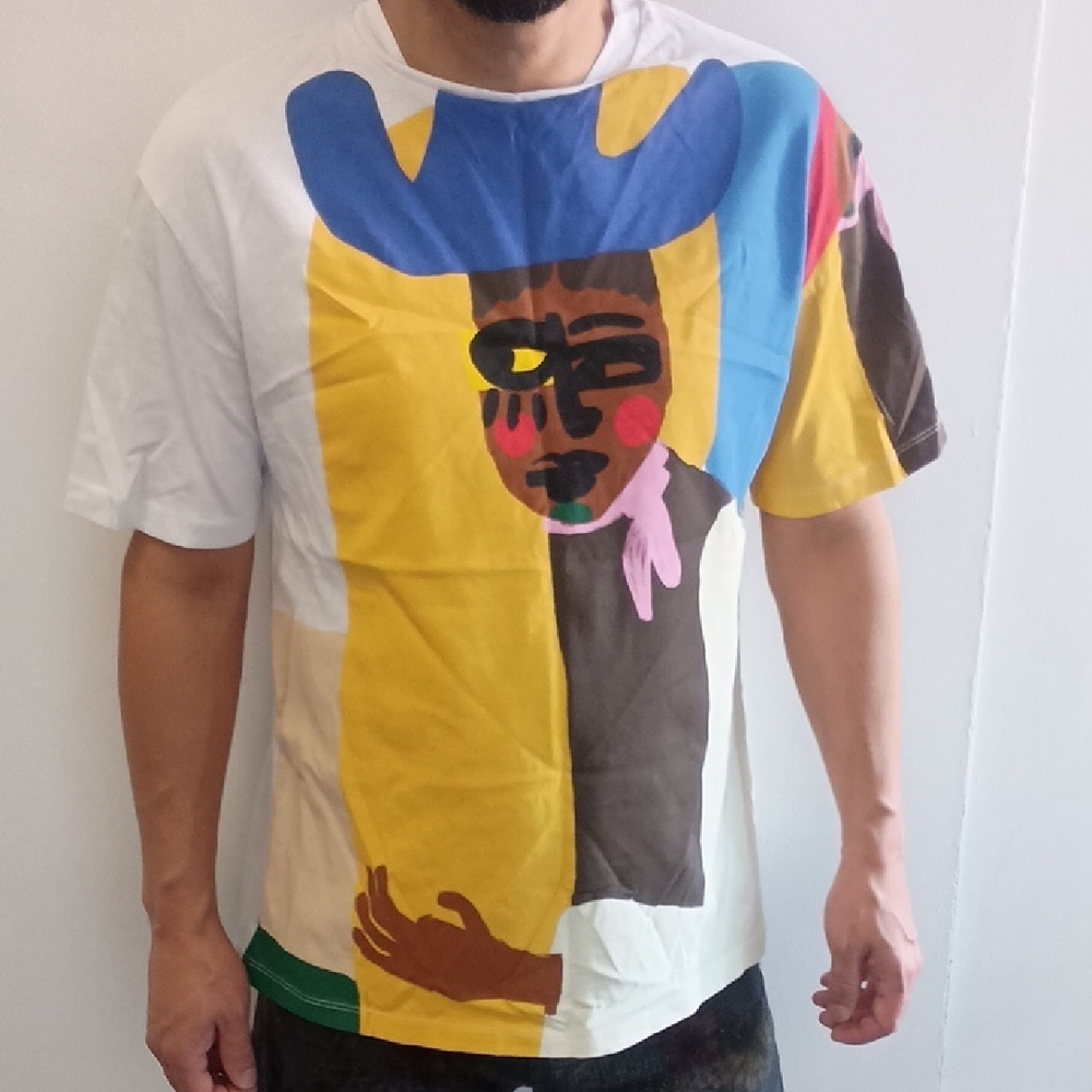 Zara Limited Edition Justine Franco Multicolor Graphic Men's Tee